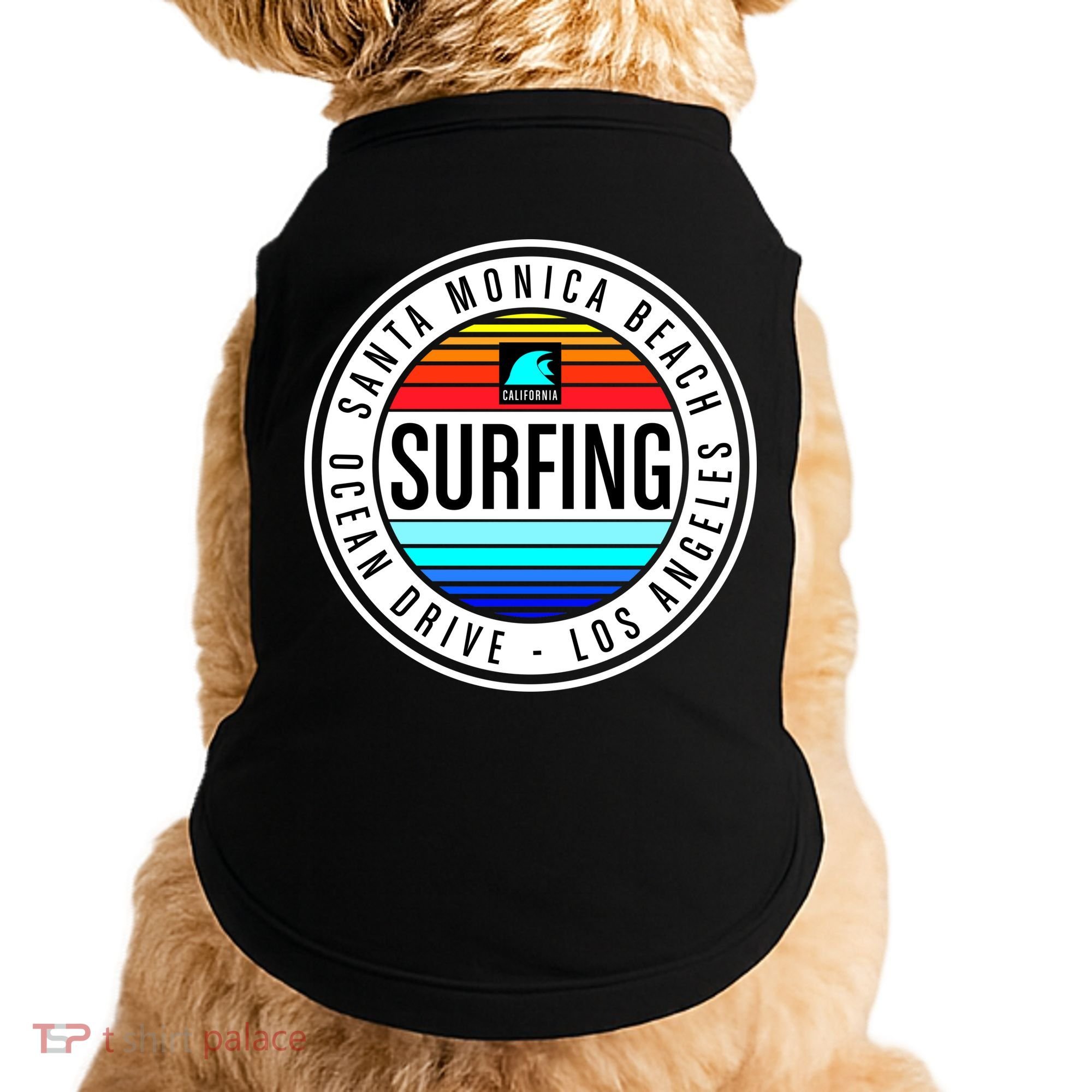 Surfing Logo Doggie Tank