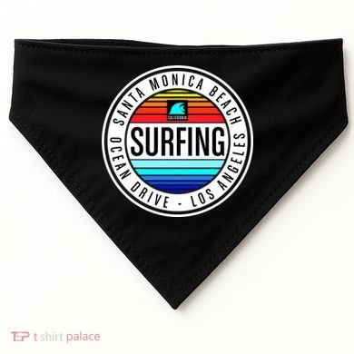 Surfing Logo USA-Made Doggie Bandana