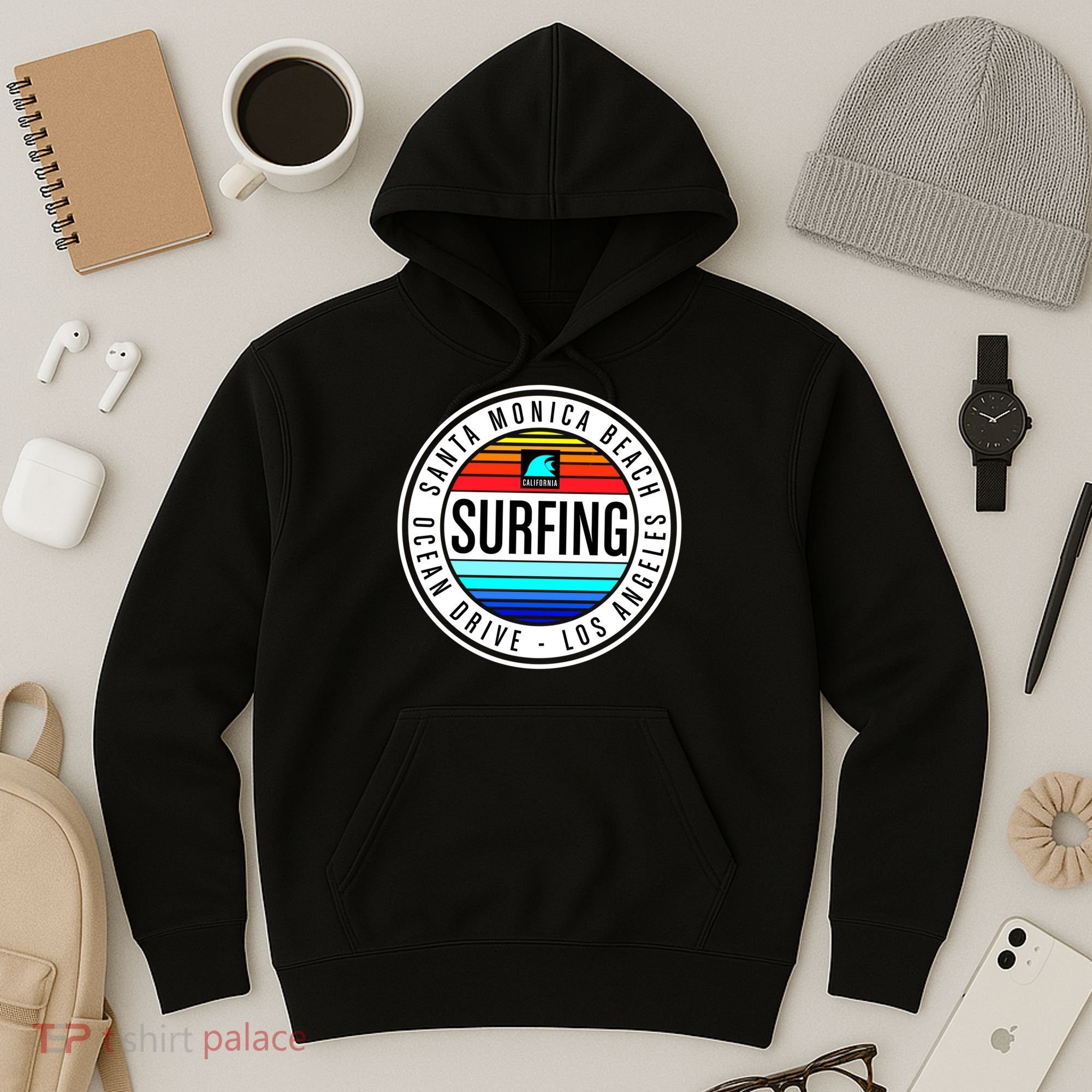 Surfing Logo Hoodie