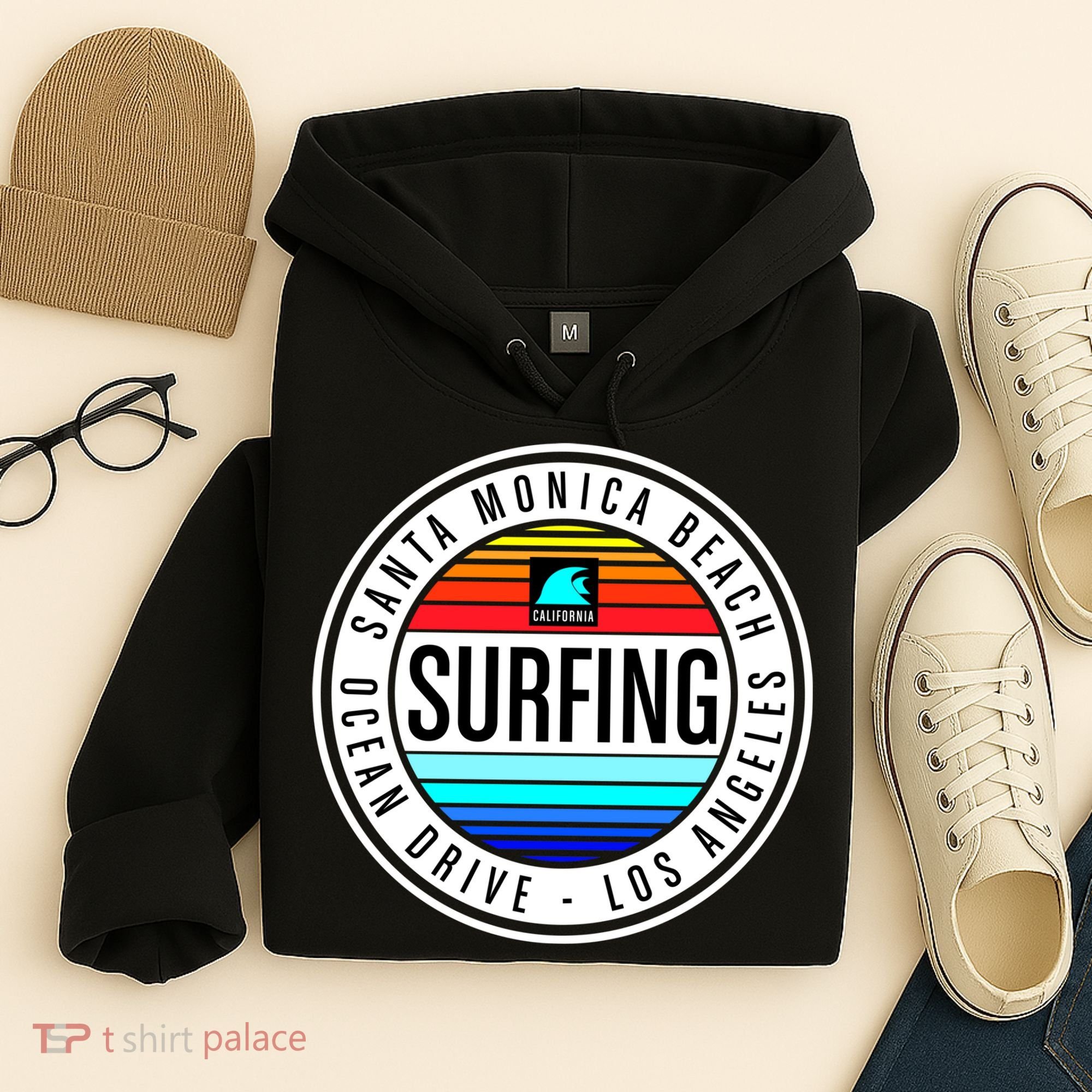 Surfing Logo Hoodie