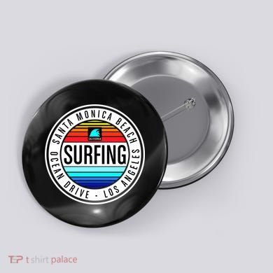 Surfing Logo Button