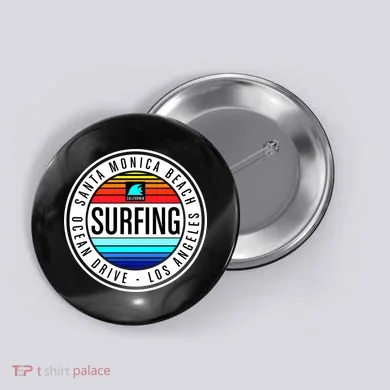 Surfing Logo Button