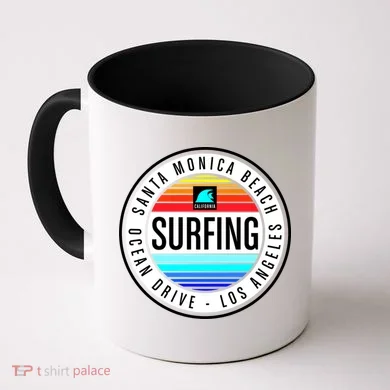 Surfing Logo Coffee Mug