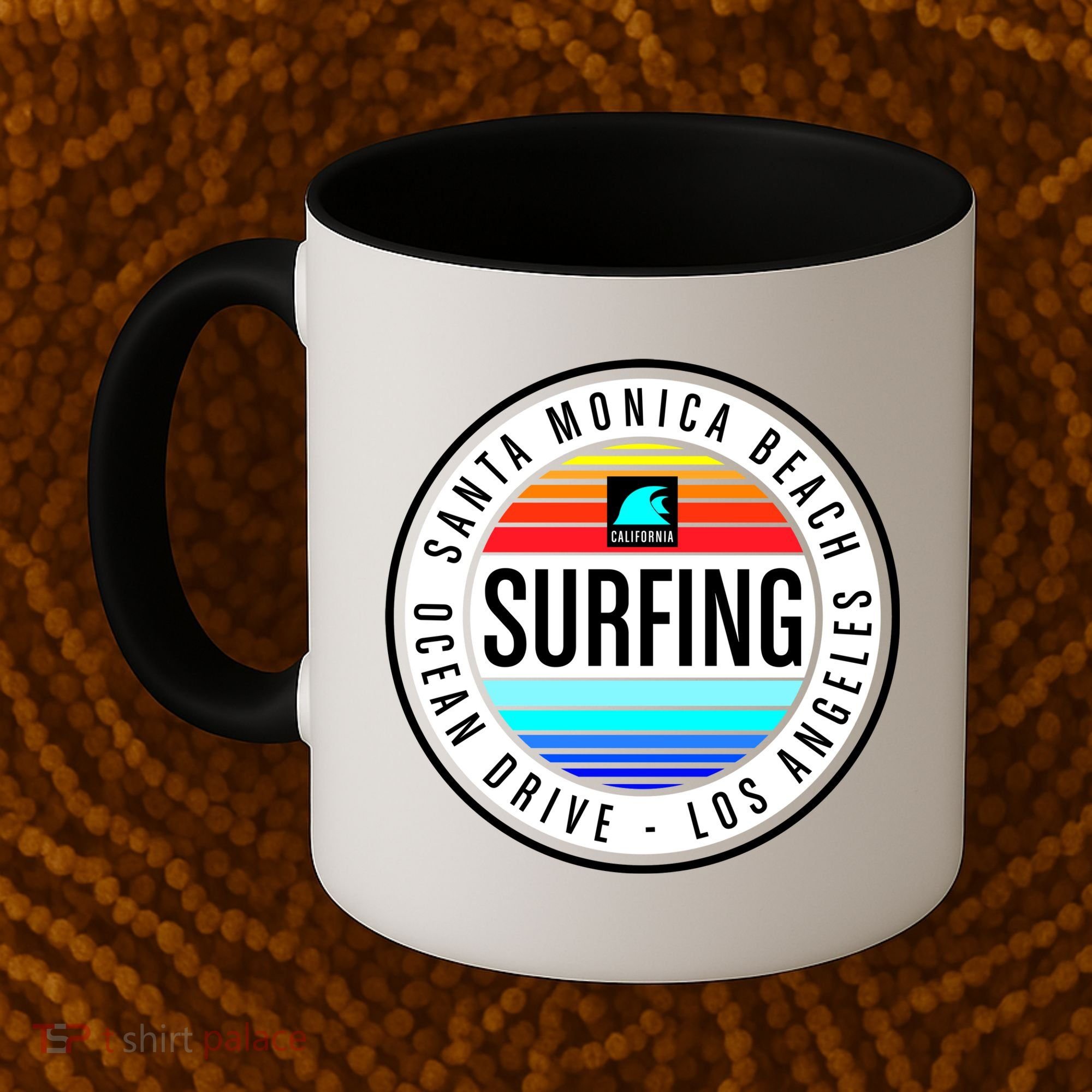 Surfing Logo Coffee Mug