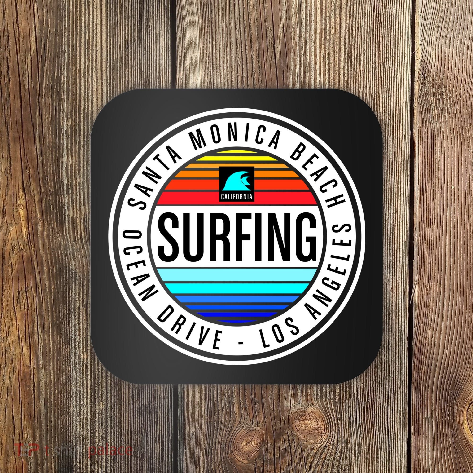 Surfing Logo Coaster