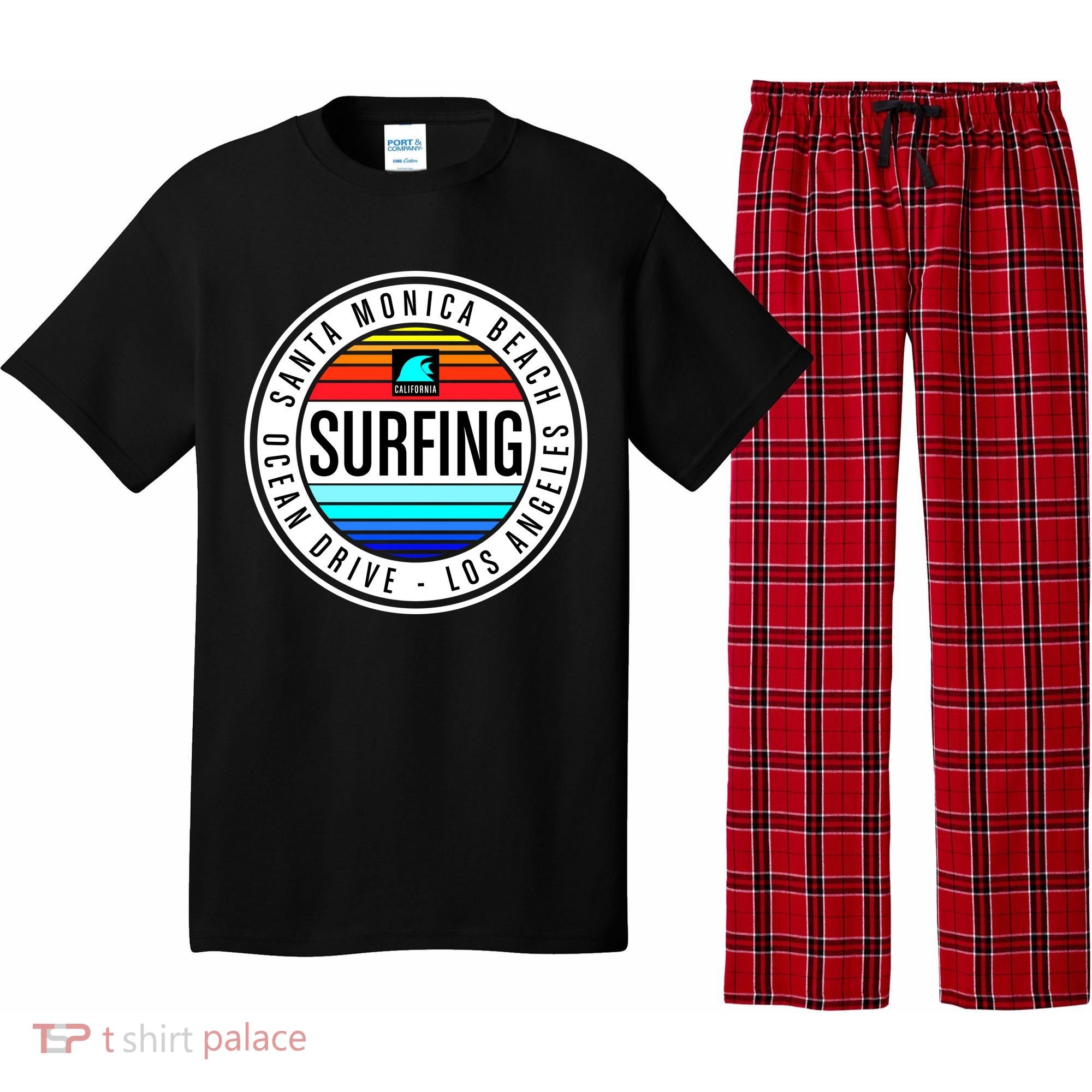 Surfing Logo Pajama Set