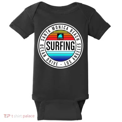 Surfing Logo Baby Bodysuit
