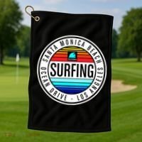 Surfing Logo Golf Towel thumb 1