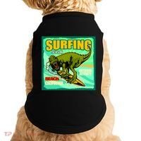 Surfing T-Rex Doggie Tank thumb 0