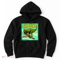 Surfing T-Rex Hoodie thumb 0