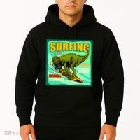 Surfing T-Rex Hoodie thumb 2