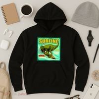 Surfing T-Rex Hoodie thumb 3