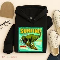 Surfing T-Rex Hoodie thumb 4