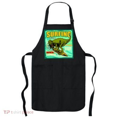 Surfing T-Rex Apron