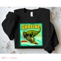 Surfing T-Rex Sweatshirt thumb 2