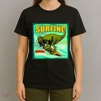 Surfing T-Rex T-Shirt thumb 4