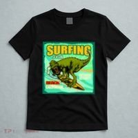 Surfing T-Rex T-Shirt thumb 5