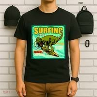 Surfing T-Rex T-Shirt thumb 6
