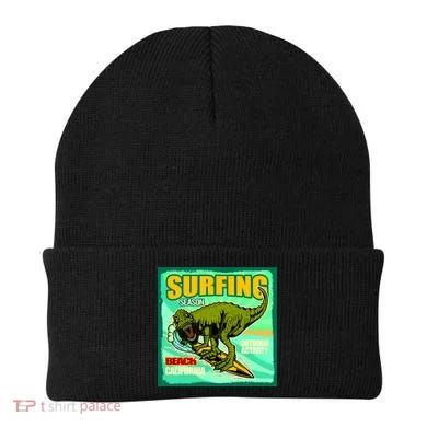 Surfing T-Rex Beanie