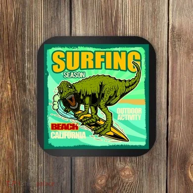 Surfing T-Rex Coaster