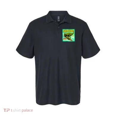 Surfing T-Rex Polo
