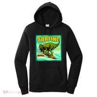Surfing T-Rex Women's Hoodie thumb 0
