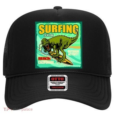 Surfing T-Rex Hat