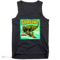 Surfing T-Rex Tank Top thumb 0