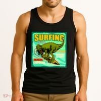 Surfing T-Rex Tank Top thumb 3