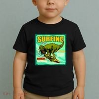 Surfing T-Rex Toddler T-Shirt thumb 2