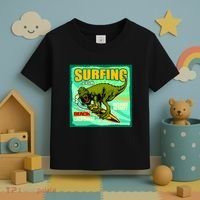 Surfing T-Rex Toddler T-Shirt thumb 3