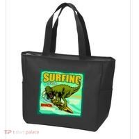 Surfing T-Rex Tote Bag thumb 3