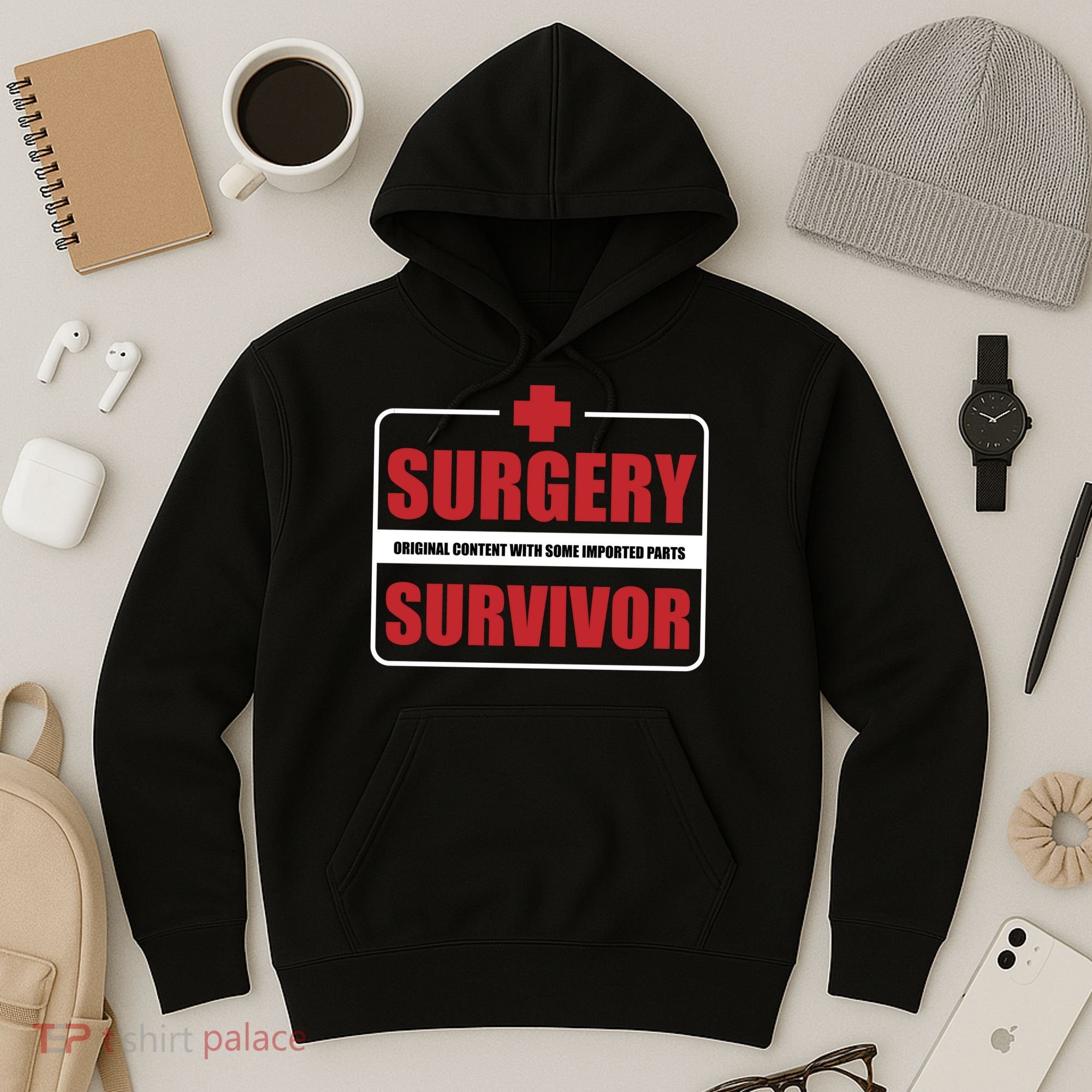 Surgery Survivor Imported Parts Hoodie
