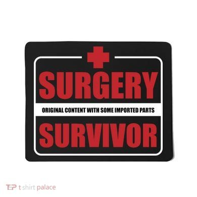 Surgery Survivor Imported Parts Mousepad