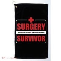 Surgery Survivor Imported Parts Golf Towel thumb 0