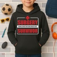 Surgery Survivor Imported Parts Kids Hoodie thumb 2