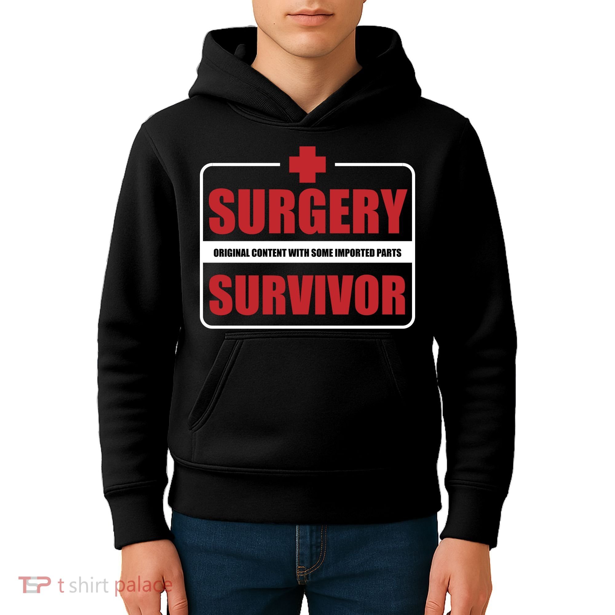 Surgery Survivor Imported Parts Kids Hoodie