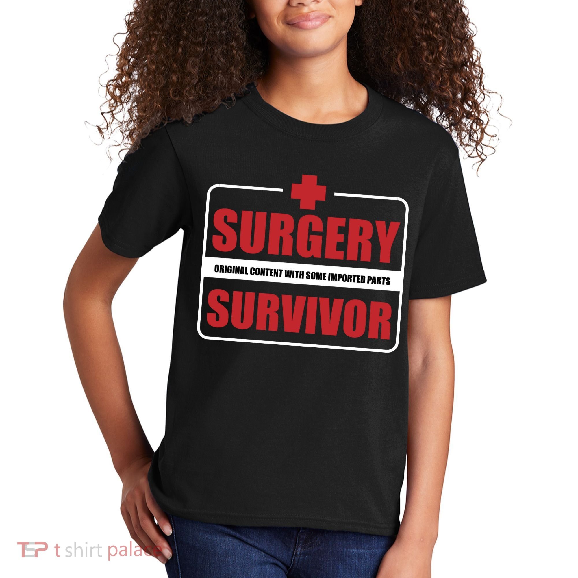 Surgery Survivor Imported Parts Kids T-Shirt