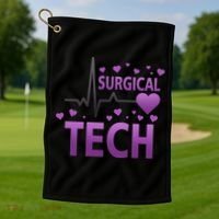 Surgical Tech Golf Towel thumb 1