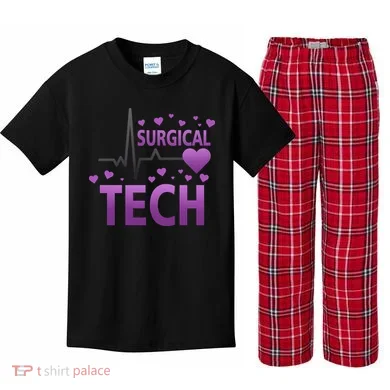 Surgical Tech Kids Plaid Pajama Set