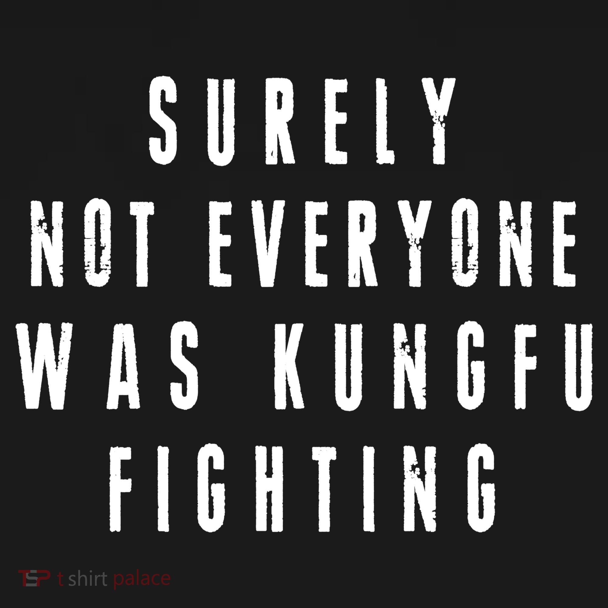 Surley Not Everyone Was Kungfu Fighting Funny Meme Kids T-Shirt