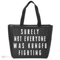 Surley Not Everyone Was Kungfu Fighting Funny Meme Tote Bag thumb 0