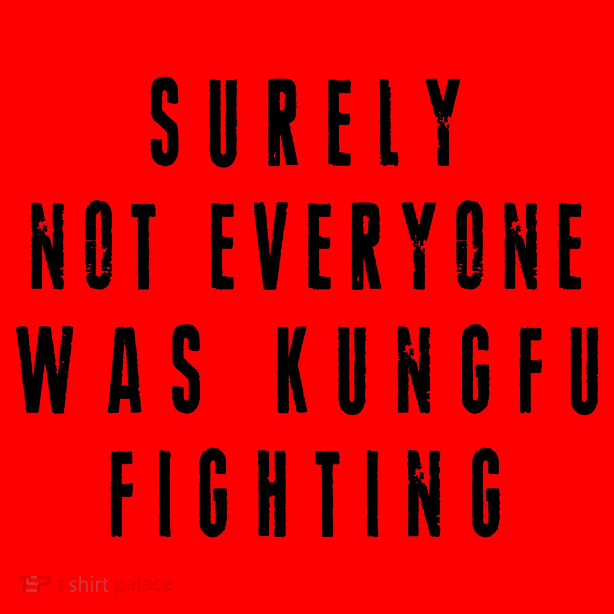 Surley Not Everyone Was Kungfu Fighting Funny Meme Santa Hat