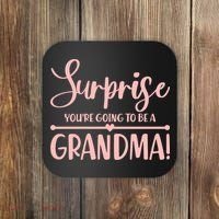 Surprise You're Going to Be A Grandma! Coaster thumb 0