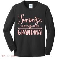 Surprise You're Going to Be A Grandma! Kids Long Sleeve Shirt thumb 0