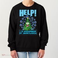 Surrounded By Snowflakes Women's Sweatshirt thumb 0