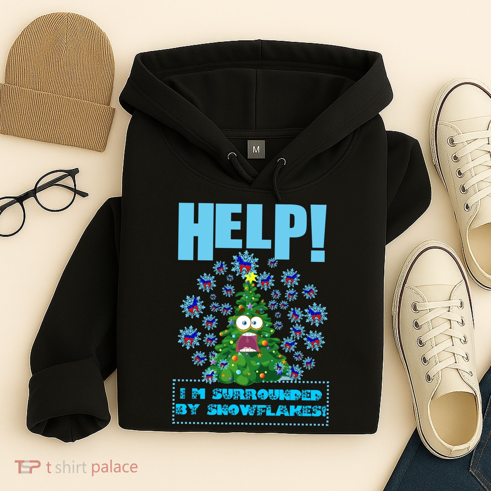 Surrounded By Snowflakes Hoodie