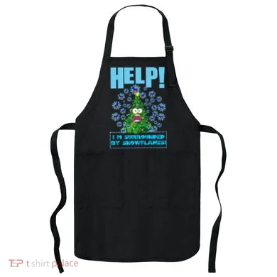 Surrounded By Snowflakes Apron