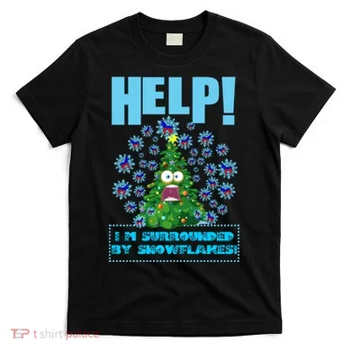 Surrounded By Snowflakes T-Shirt