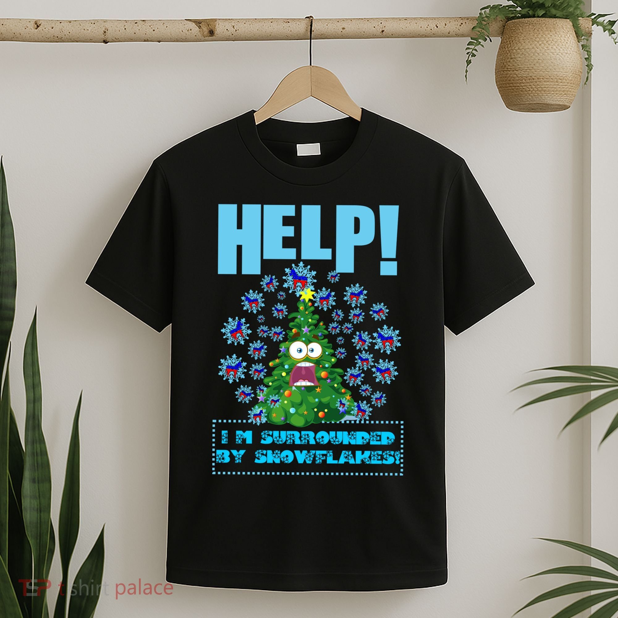 Surrounded By Snowflakes T-Shirt